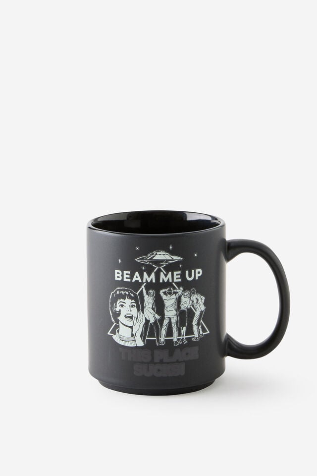 Collab Heat Sensitive Mug, LCN NET STRANGER THINGS BEAM ME UP