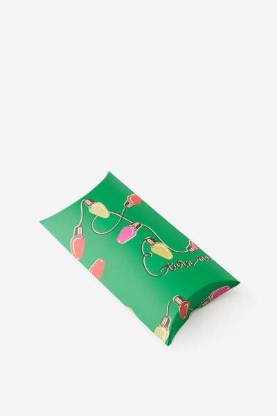 Small Pillow Gift Box, TURN ME ON LIGHTS