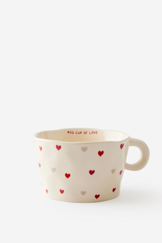 Novelty Shaped Mug, MICRO HEARTS