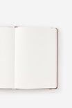 Metro A5 Hard Plain Notebook, Cabernet - alternate image 2