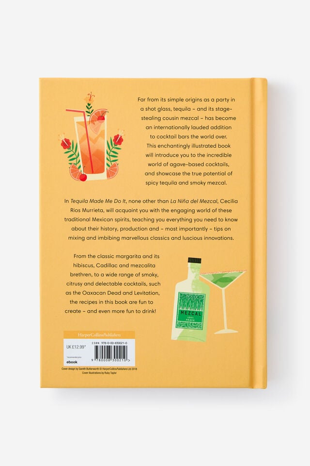 Tequila Made Me Do It Recipe Book, ASSORTED