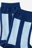 Mid Crew Socks, LONNI STRIPE - alternate image 2