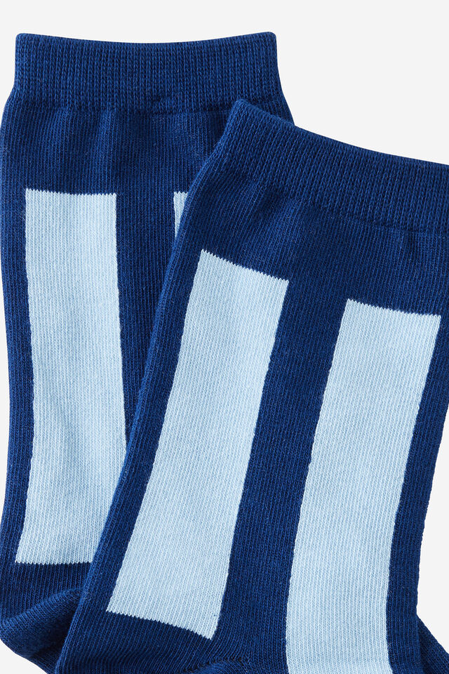 Mid Crew Socks, LONNI STRIPE