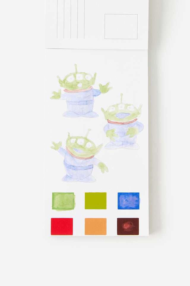 Lcn Watercolour Postcard Pad, LCN DIS TOY STORY