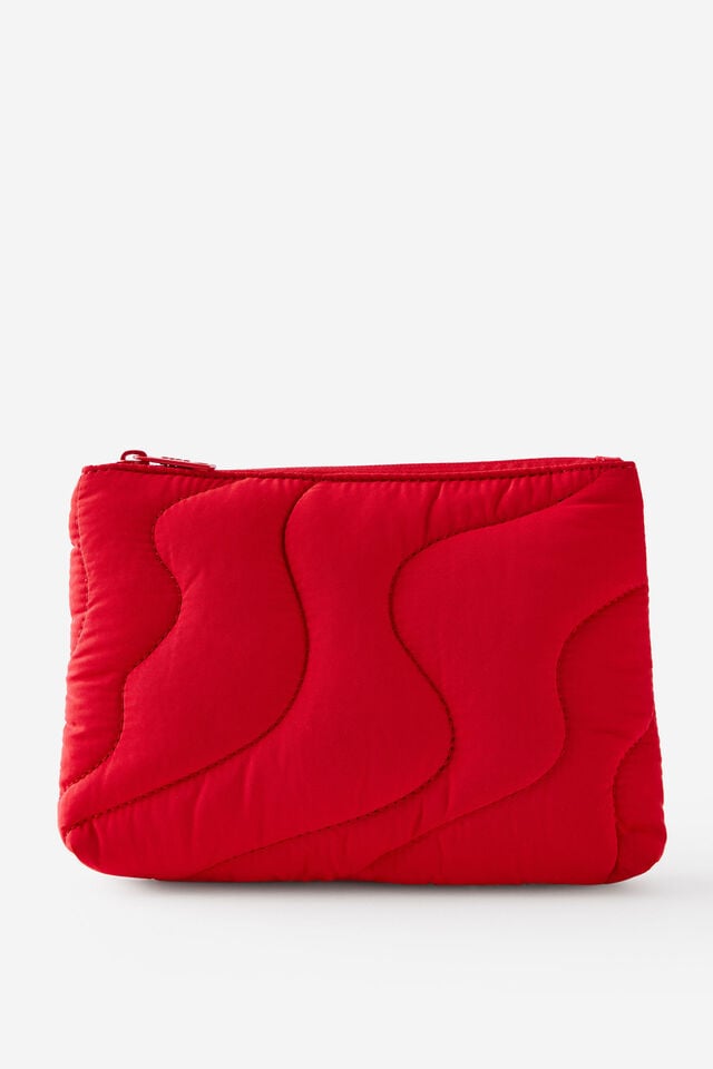 Quilted Pencil Case, SWEET RED