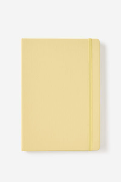 Metro B5 Hard Lined Notebook, Limoncello