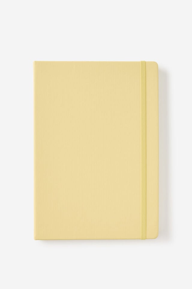Metro B5 Hard Lined Notebook, Limoncello