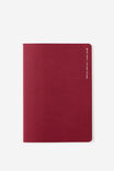 A5 Stitch Notebook, CABERNET - alternate image 1