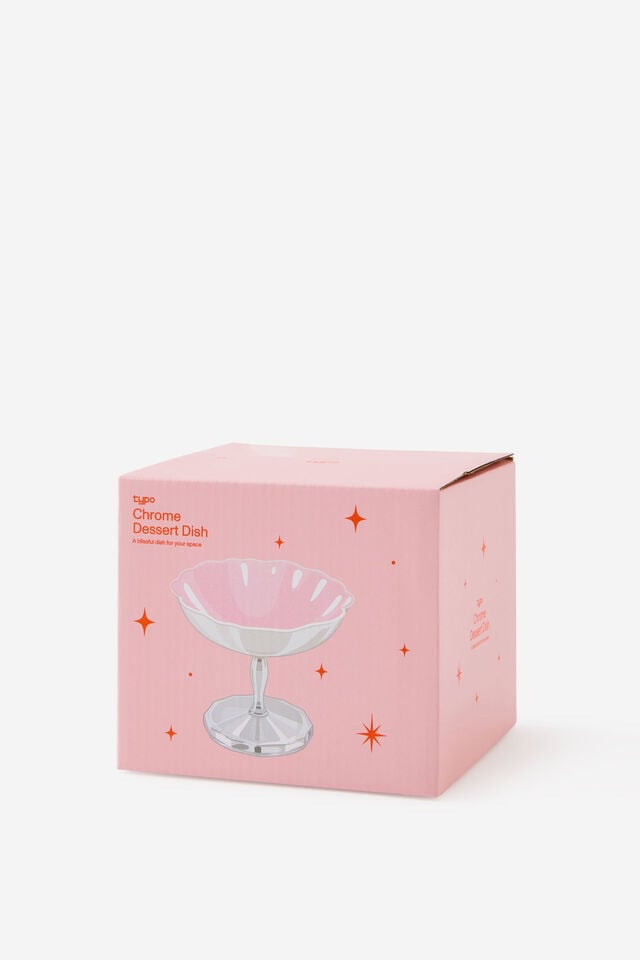 Chrome Dessert Dish, CHROME