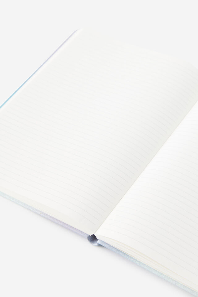 Personalised Metro B5 Hard Lined Notebook, DIFFUSION SILVER LILAC