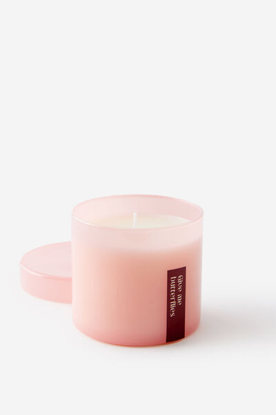 Love Candle, STRAWBERRY MILK GIVE ME BUTTERFLIES