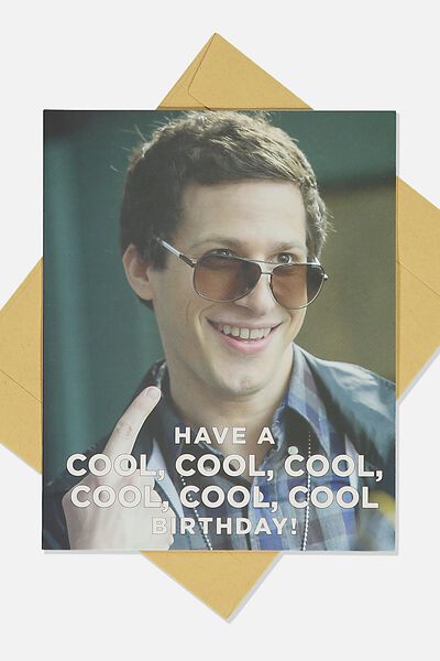 Funny Birthday Card, LCN UNI BROOKLYN COOL COOL BIRTHDAY