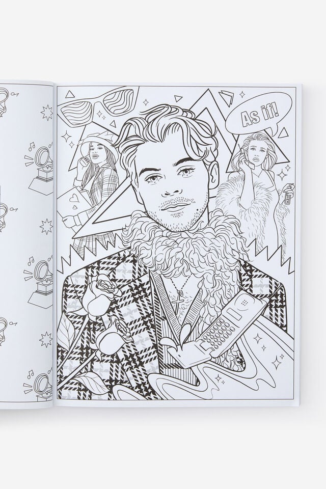 Colour In Harry Colouring Book, ASSORTED