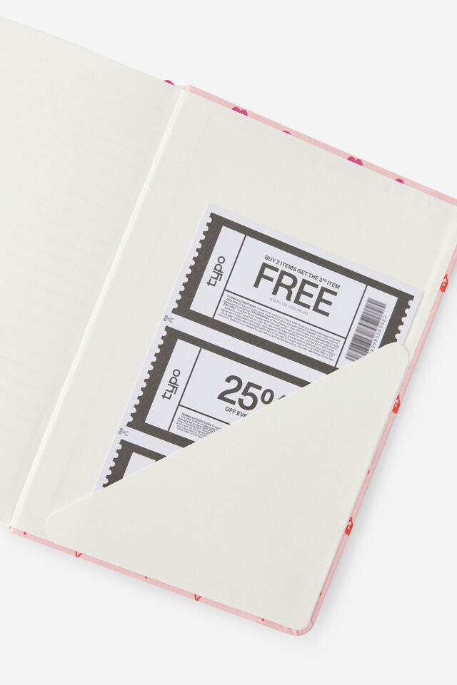 2027 A5 Daily On Schedule Diary, STRAWBERRY MILK DITSY CHERRIES