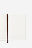 Personalised A5 Soft Cover Lined Notebook, ESPRESSO - example image 2