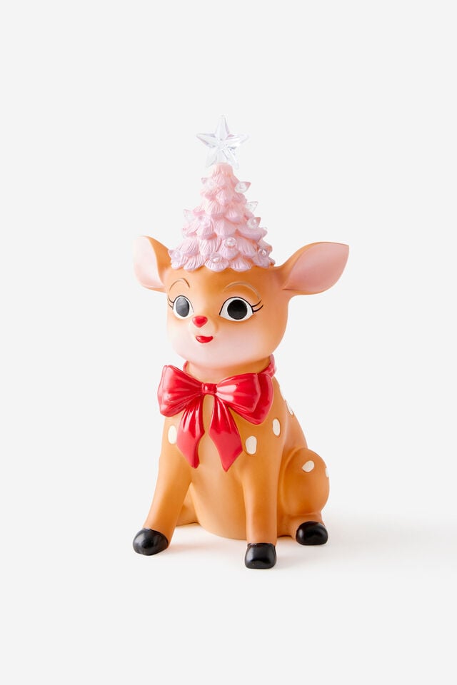 Christmas Resin Light, VINTAGE DEER