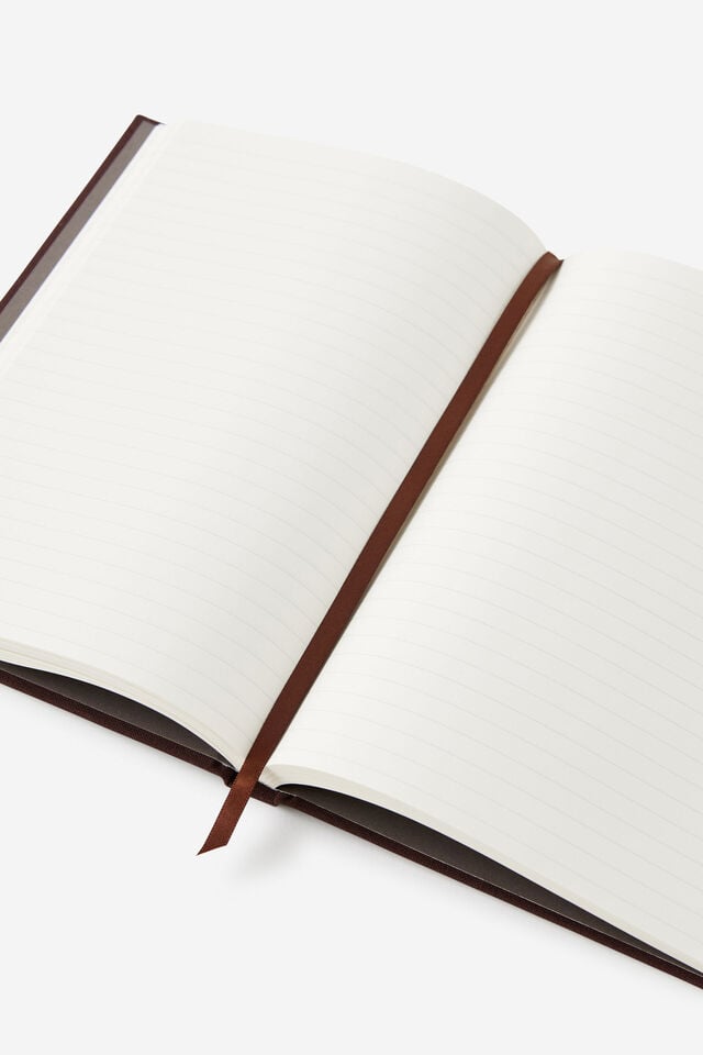 A5 Clothbound Journal, ESPRESSO