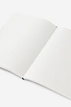 Personalised A5 Soft Cover Lined Notebook, BLACK - alternate image 3