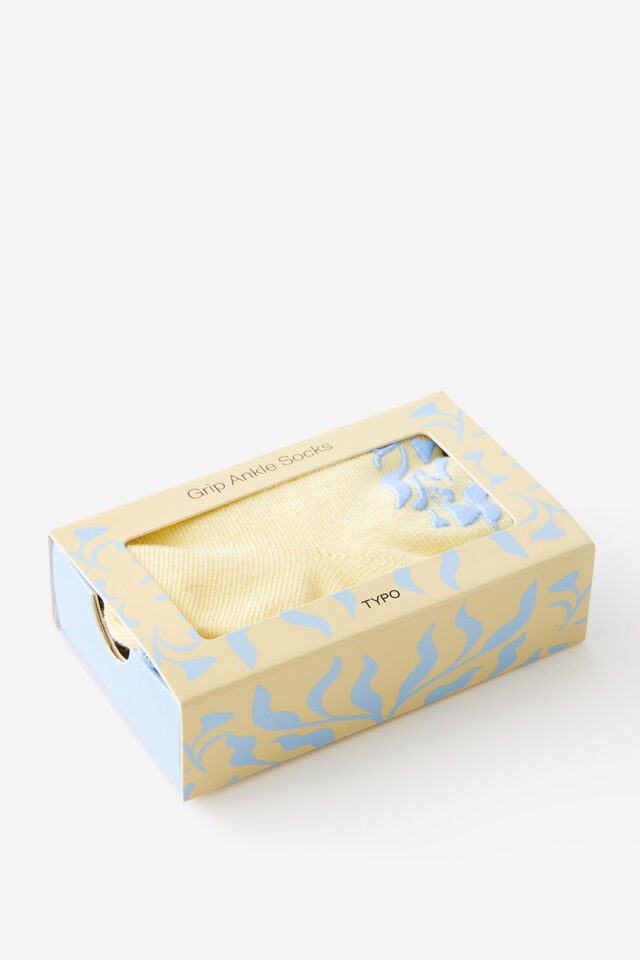 Grip Ankle Socks, BLOSSOM GRIPS