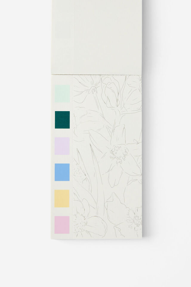 Mini Watercolour Paint Pad, NATIVE FLORALS