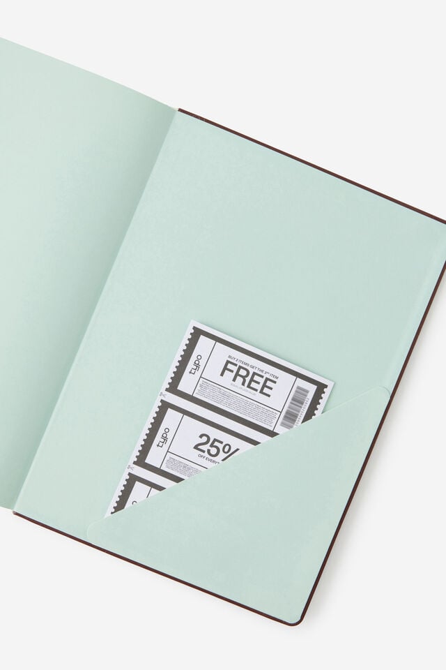 Personalised 2027 A4 Weekly On Schedule Diary, ESPRESSO/MINTY