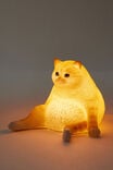 Resin Shaped Lamp, GINGY FAT CAT - alternate image 1