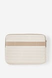 Personalised Pro 14 Inch Laptop Case, TAN CHECK - alternate image 3
