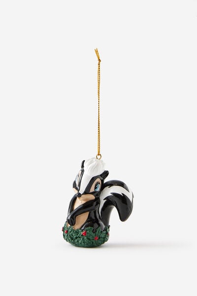 Collab Resin Christmas Ornament, LCN DIS BAMBI FLOWER