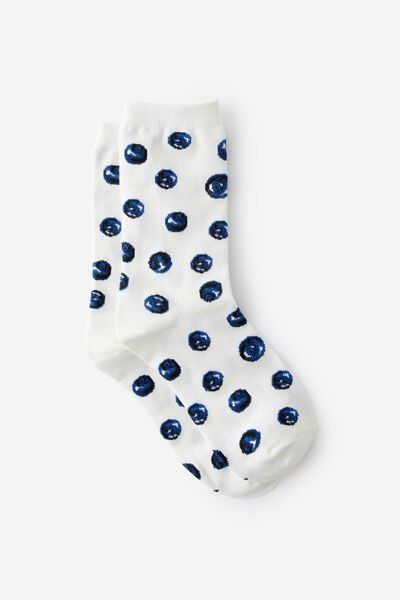 Socks, BLUEBERRY YDG