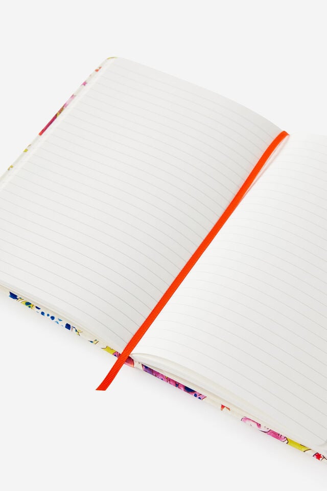 A5 Hard Lined Notetaker Notebook, ECRU CELESTIAL