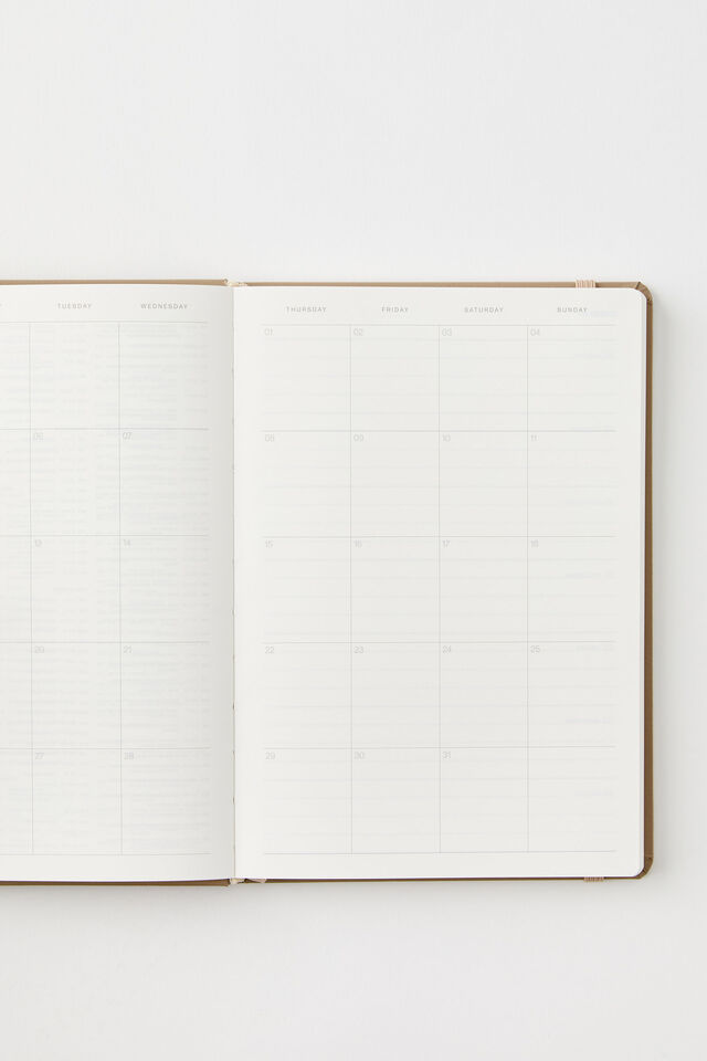 2026 A5 Weekly Hard Metro Diary, Chai