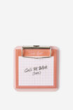 Memo Clip Board, STRAWBERRY MILK - example image 1