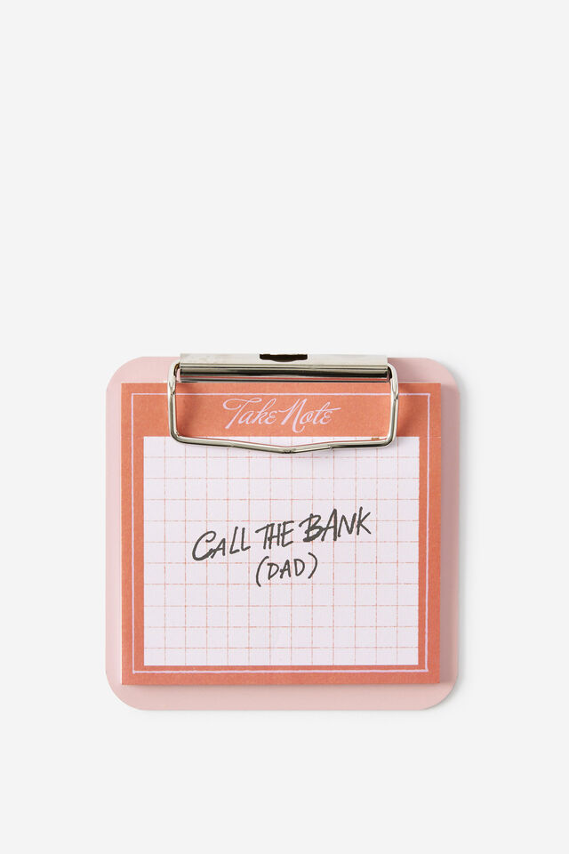 Memo Clip Board, STRAWBERRY MILK