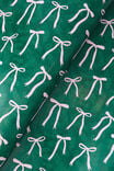 GREEN & PINK BOWS