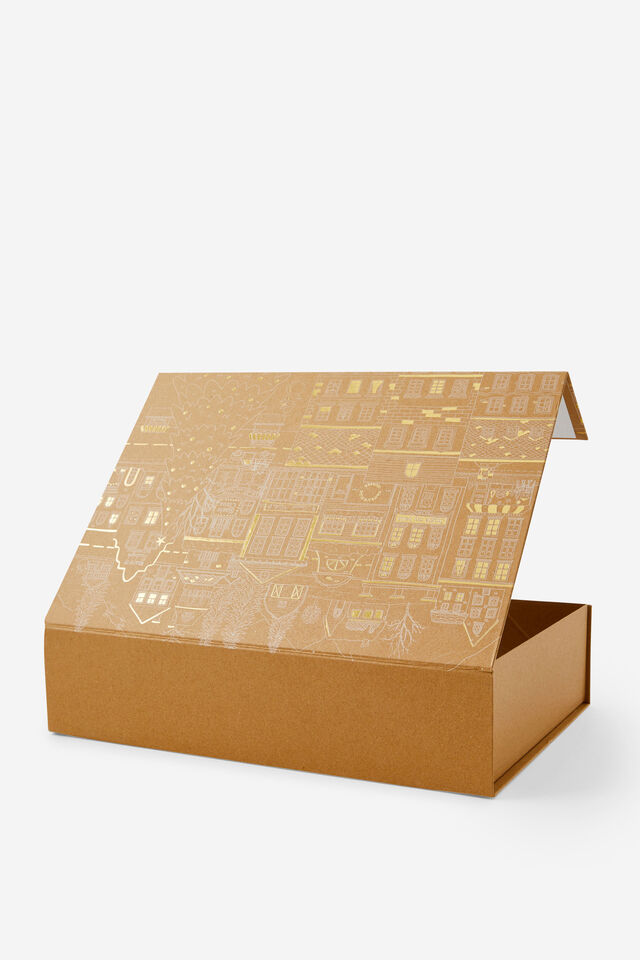 Large Magnetic Flat Pack Box, TINY WORLD METALIC