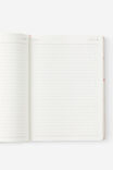 Personalised 2026 B5 Daily Hard Metro Diary, Ditsy Pansy Pink Clay - alternate image 3