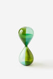 15 Minute Hour Glass, SPLIT OLIVE AND MINT - example image 1