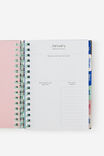 2027 A5 Weekly Bright Days Diary, ESPRESSO POLKA - example image 3