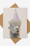 ALPACA PARTY HAT GOOGLY EYES