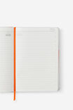 2027 A5 Daily On Schedule Diary, CHROME LAVA RED - example image 2
