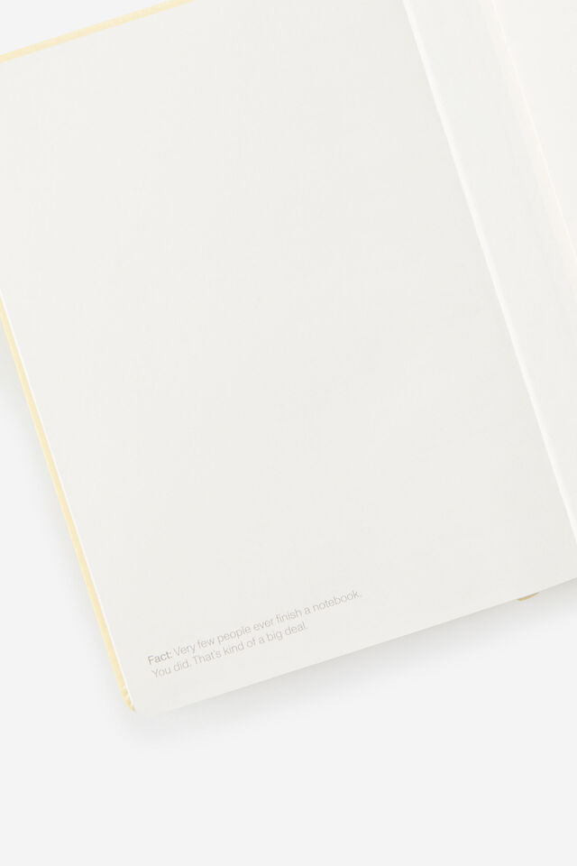 Personalised Metro B6 Hard Lined Notebook, Limoncello