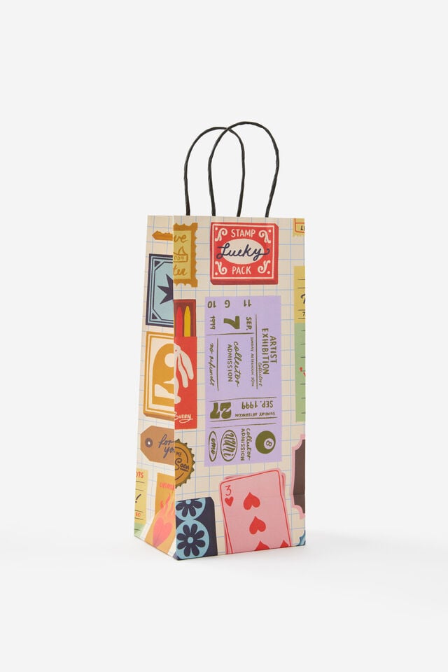 Gift Bag - Slim, TRINKETS ECRU