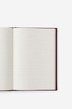 A5 Clothbound Journal, CABERNET - example image 2