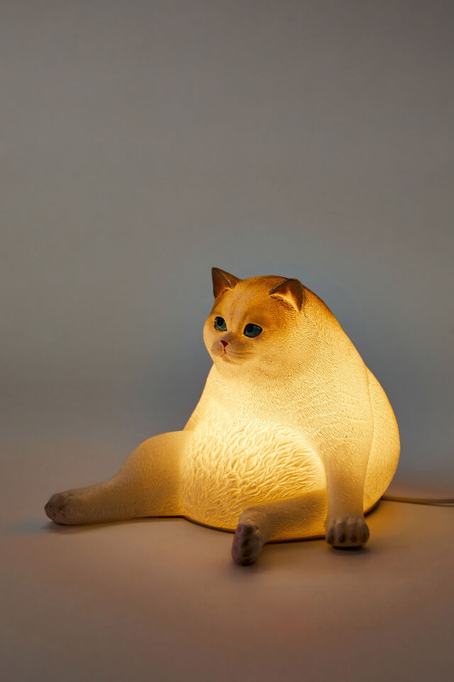 Resin Shaped Lamp, FAT CAT
