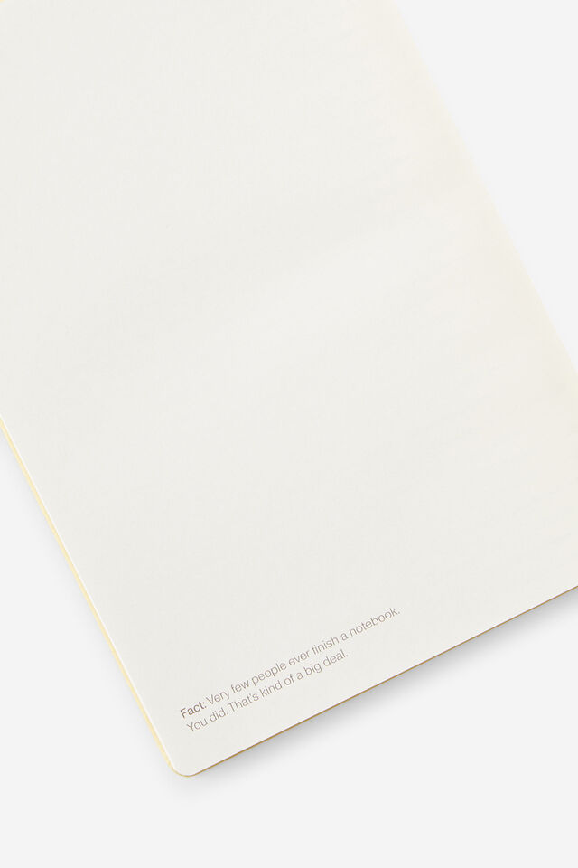 Personalised Metro A5 Hard Lined Notebook, Limoncello