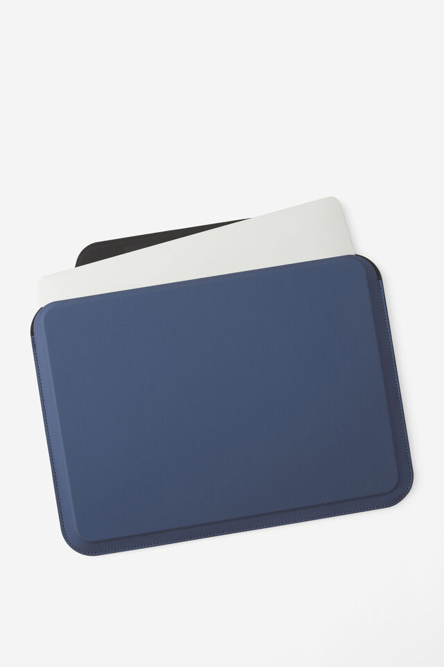 Metro Multi Tech Laptop Case And Stand, NAVY / METALLIC