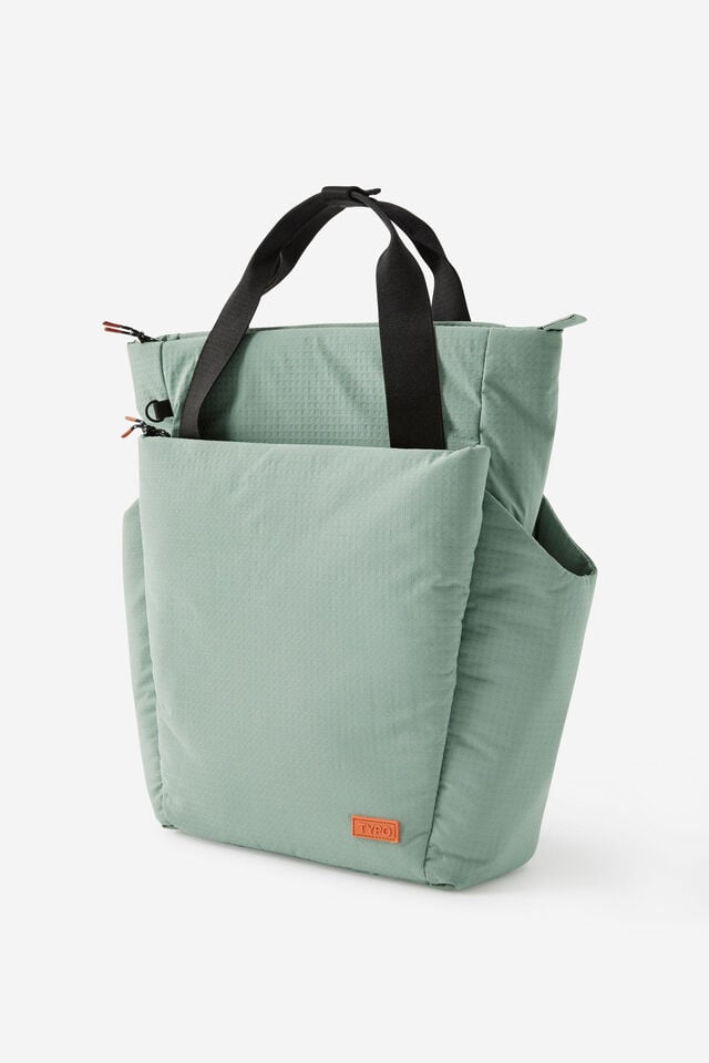 Metro 2 In 1 Backpack, TYPO GREEN