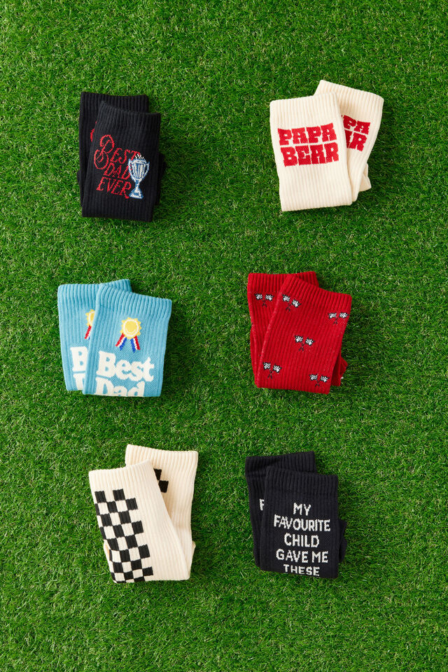 3Pck Of Socks Father S Day, PAPA BEAR