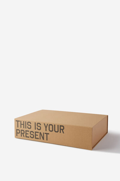 Magnetic Flat Pack Box Large, THIS IS YOUR PRESENT CRAFT