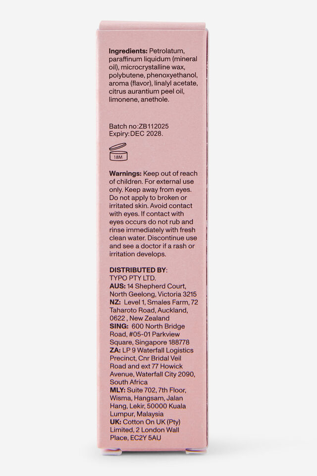 Lip Balm Keyring, CHEEKY CHERRY